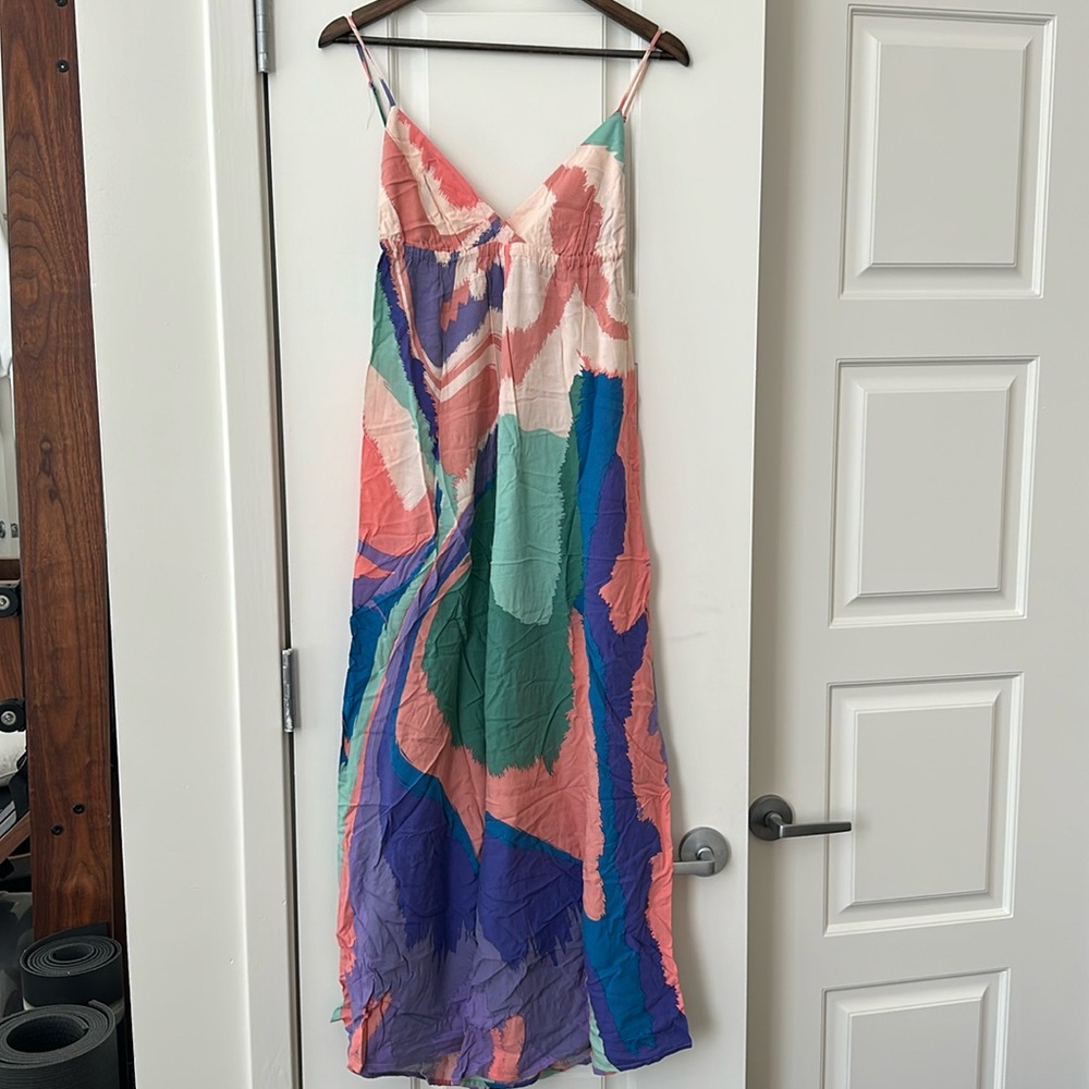 Lulu’s Watercolor Maxi Dress